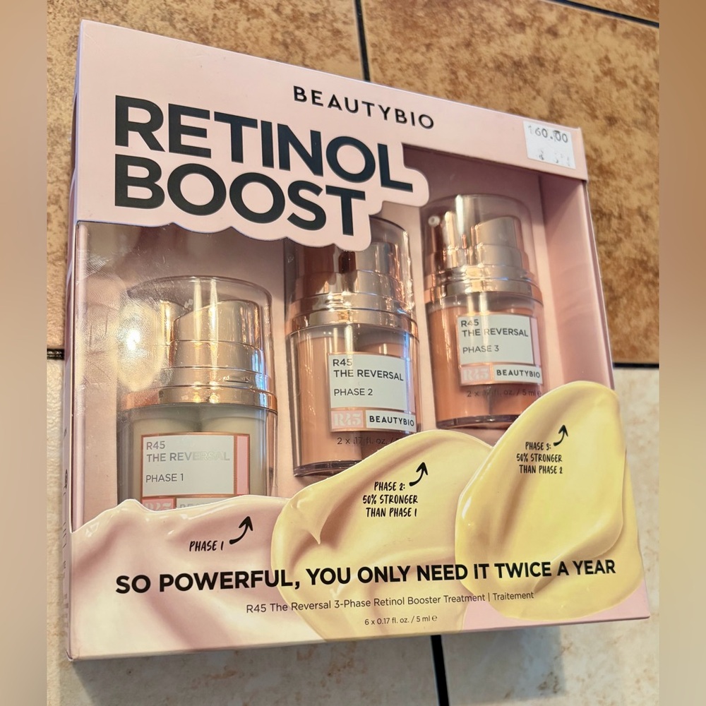 New in Box BeautyBio Retinol Boost 3 Step Set $160 Retail Value Real Results - Picture 9 of 10
